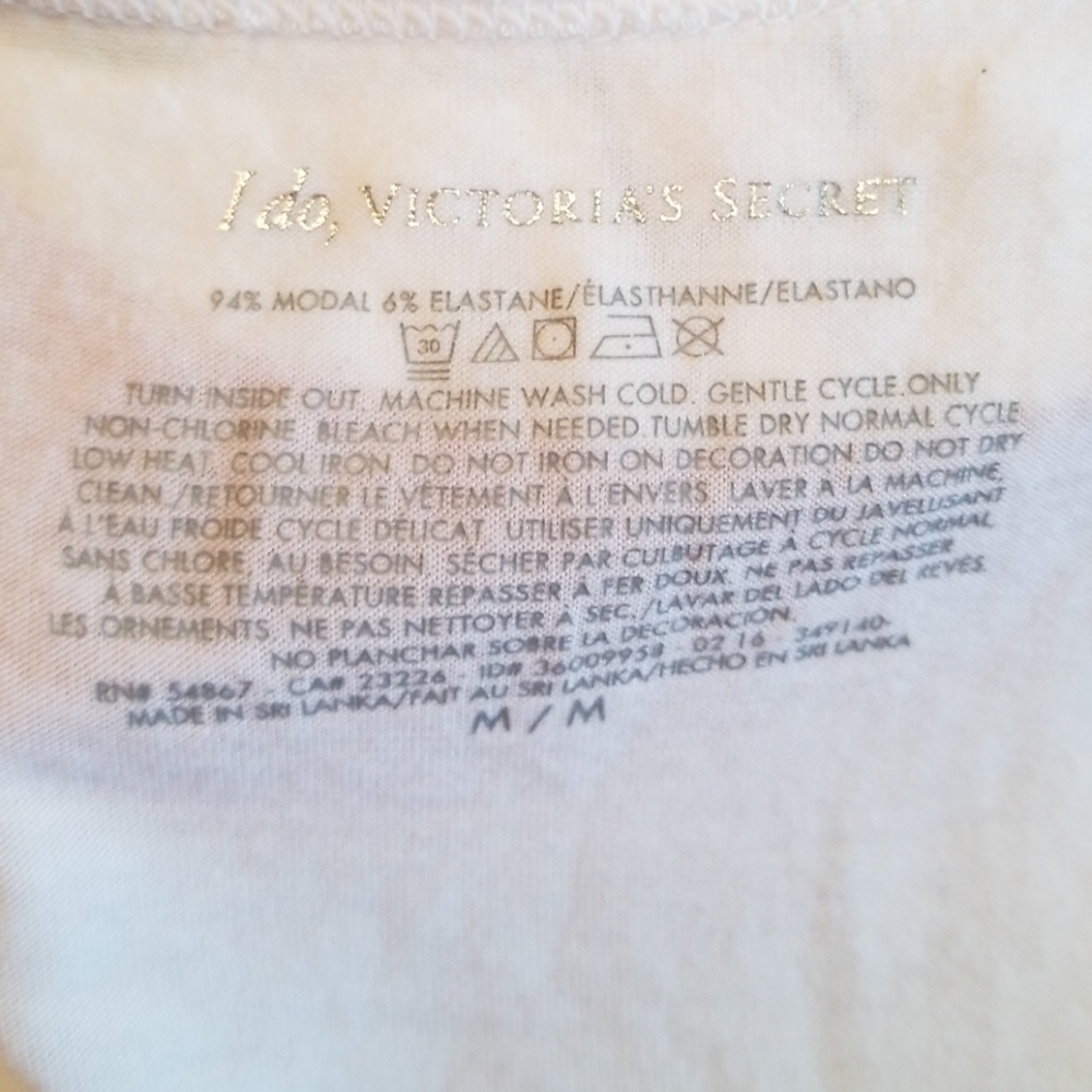 Nwt Victoria's Secret Bridal Collection Top Size M - Picture 4 of 8